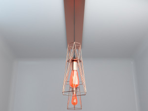 Pack of lamps with vintage bulb Modelo 3D