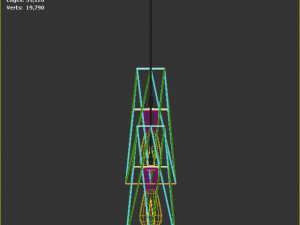 Pack of lamps with vintage bulb Modelo 3D