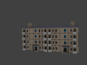 1960s building 3D मॉडल