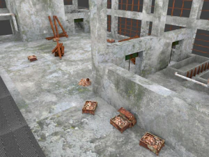 factory ruined 3D Model