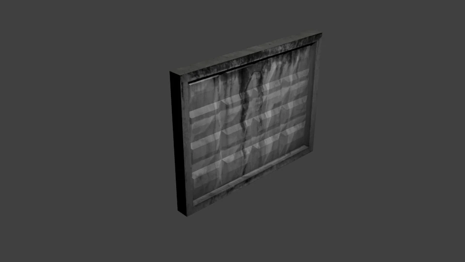 concrete fence 3D Model .c4d .max .obj .3ds .fbx .stl .blend