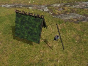 handmade tent 3D Model
