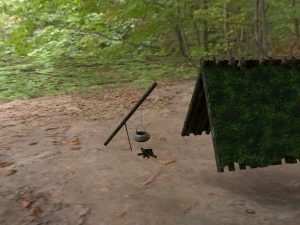 handmade tent 3D Model