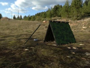 handmade tent 3D Model