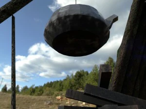 handmade tent 3D Model