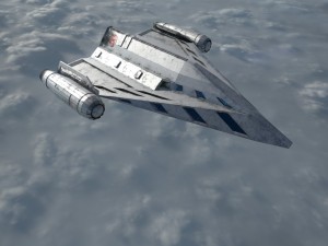 old spaceship 3D Model