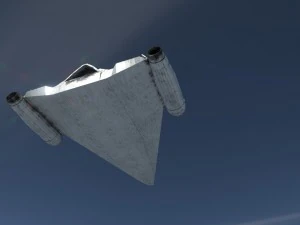 old spaceship 3D Model