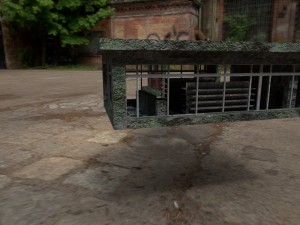 ruined gas station 3D Model