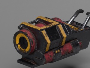 sci-fi engine 3D मॉडल
