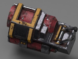 sci-fi engine Modèle 3D