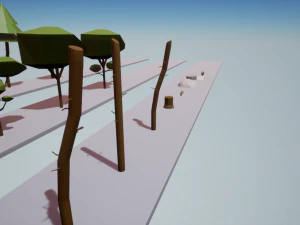 low poly trees pack 18 in 1 3D Model