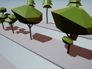 low poly trees pack 18 in 1 3D Model