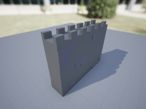 low poly castle pack Modello 3D
