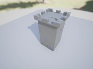 low poly castle pack 3D Model