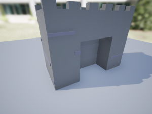 low poly castle pack Modello 3D