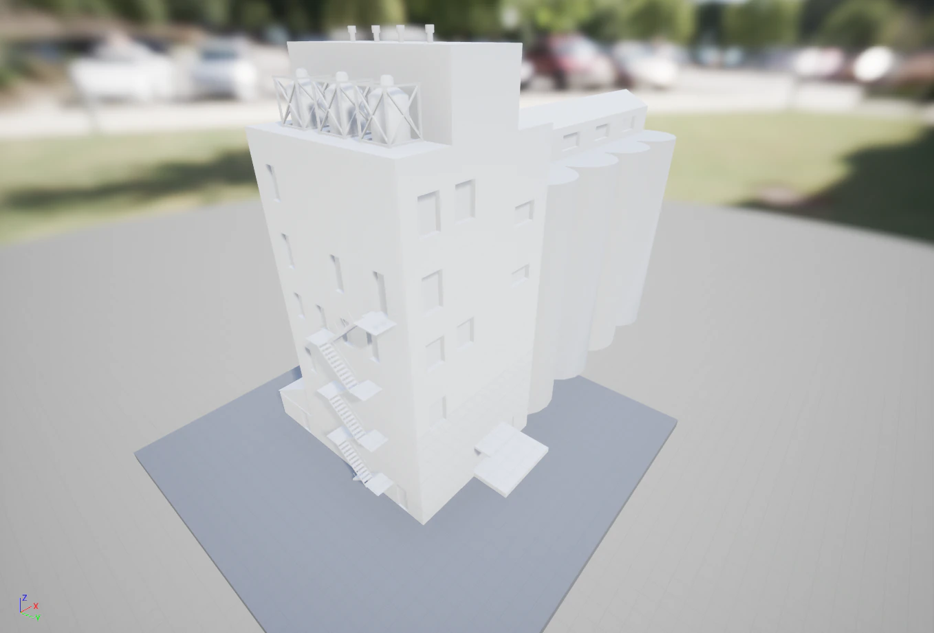 silo 3D Model .c4d .max .obj .3ds .fbx .stl .blend 