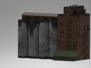 old silo 3D Model