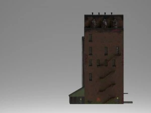 old silo 3D Model