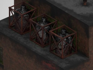 old silo 3D मॉडल