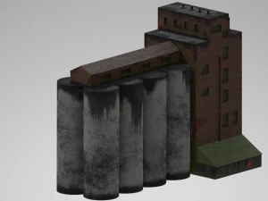 old silo 3D Model