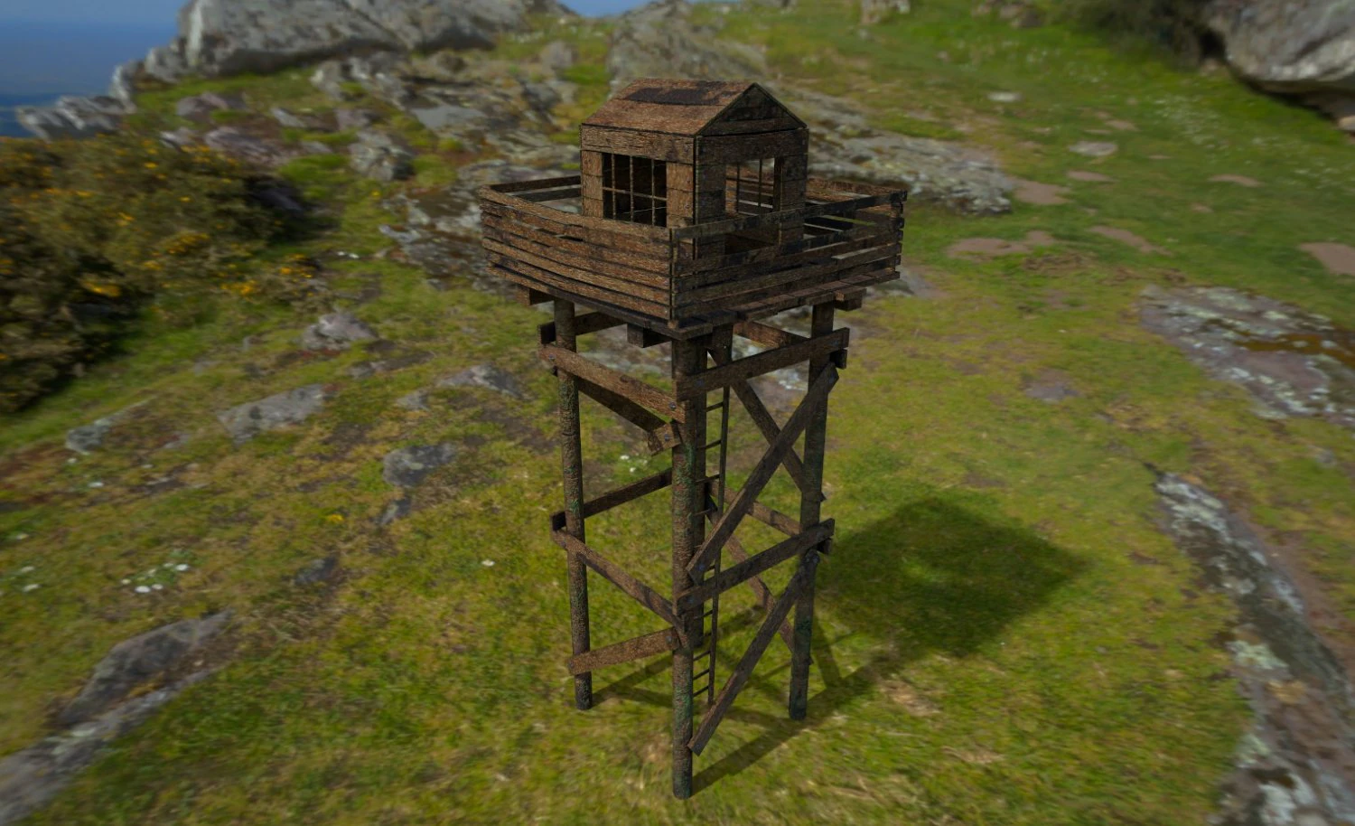 tower 3D Model .c4d .max .obj .3ds .fbx .stl .blend 