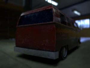 vw t1 low poly 3D Model