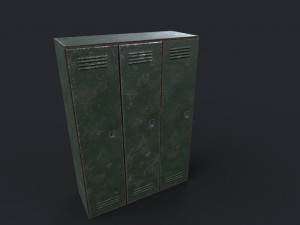 locker 3D Model
