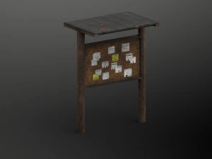 reklam panosu 3D Model