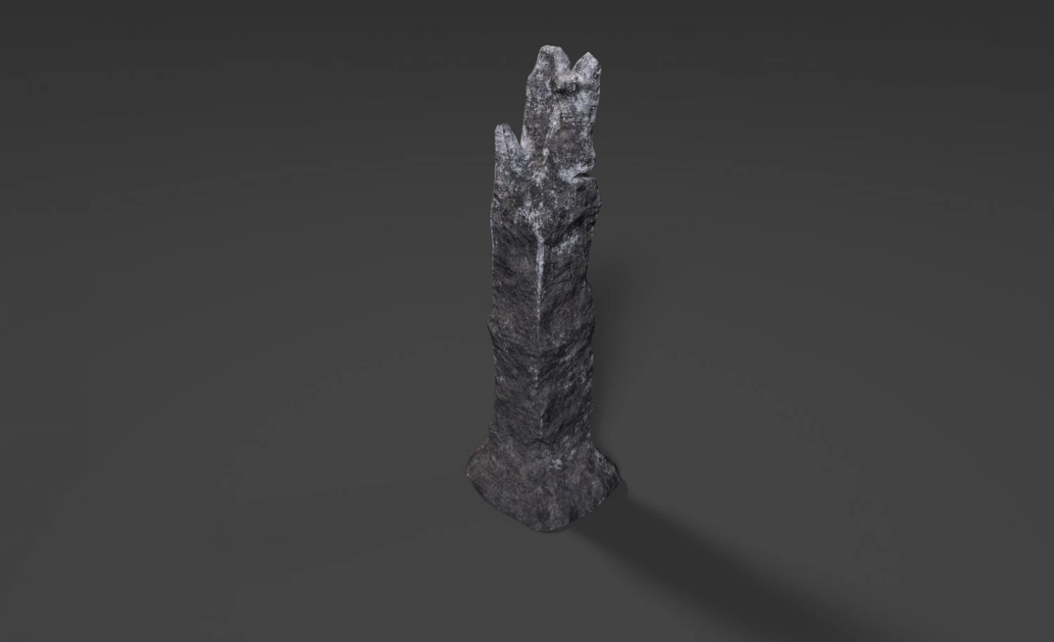 cliff with snow and without 3D Model .c4d .max .obj .3ds .fbx .stl .blend 