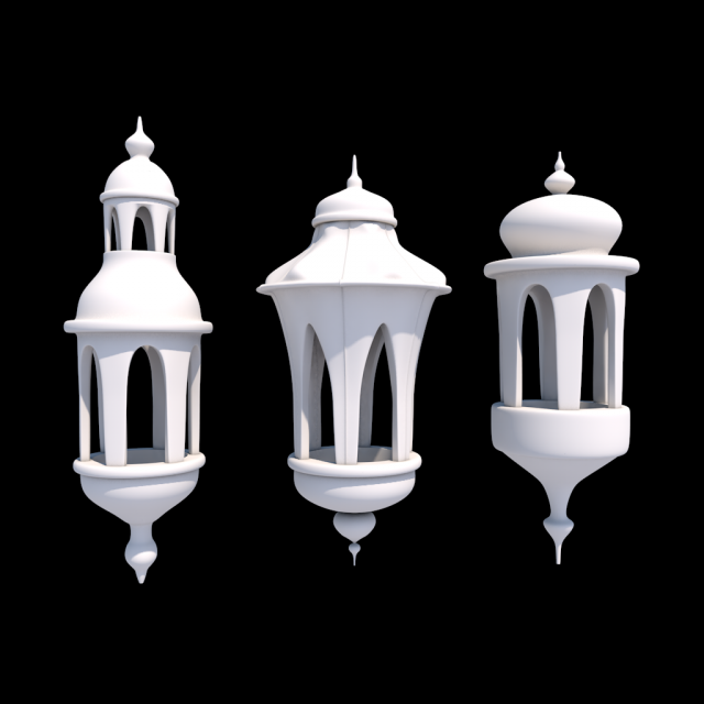 head of minaret 3D 모델 .c4d .max .obj .3ds .fbx .stl .blend 