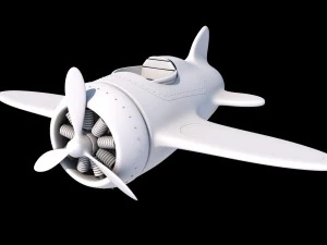 avi&atilde;o Modelo 3D