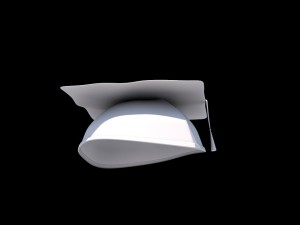 graduation hat 3D Модель