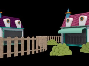 village house 3D Model