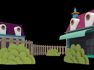 village house 3D मॉडल