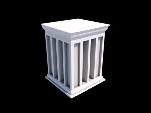 temple 3D 모델