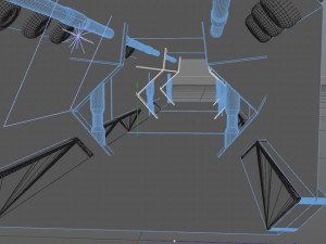 sci-fi corridor tunnel Modelo 3D