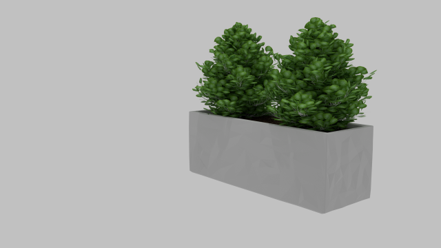 simple polygon pot low poly Modèle 3D .c4d .max .obj .3ds .fbx .stl .blend 