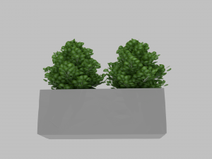 simple polygon pot low poly Modèle 3D