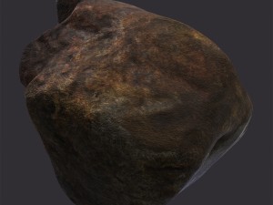 river rock Modello 3D