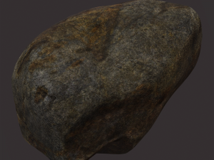 river rock Modello 3D