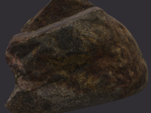 river rock Modello 3D