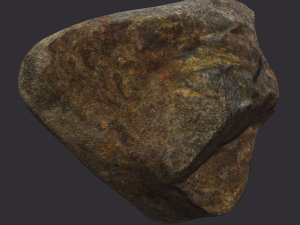 river rock Modello 3D