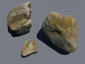 river rock 3D Model