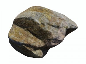 river rock Modello 3D