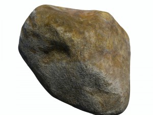 river rock Modello 3D