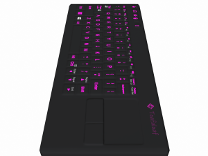 keyboard colorful Model 3D