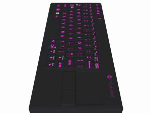 teclado colorido Modelo 3D