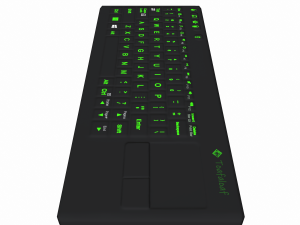 keyboard colorful Model 3D