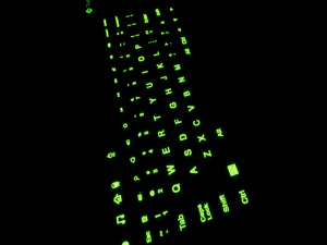 teclado colorido Modelo 3D