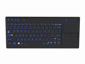 teclado colorido Modelo 3D